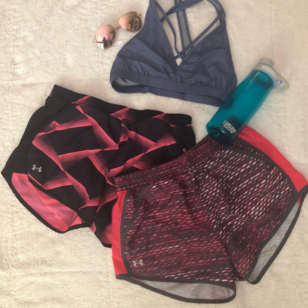 2 Under Armour Running Shorts